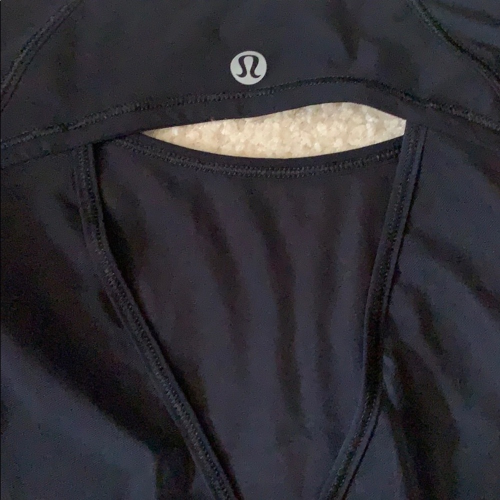 Lululemon Top w/ mesh back - Picture 3 of 4